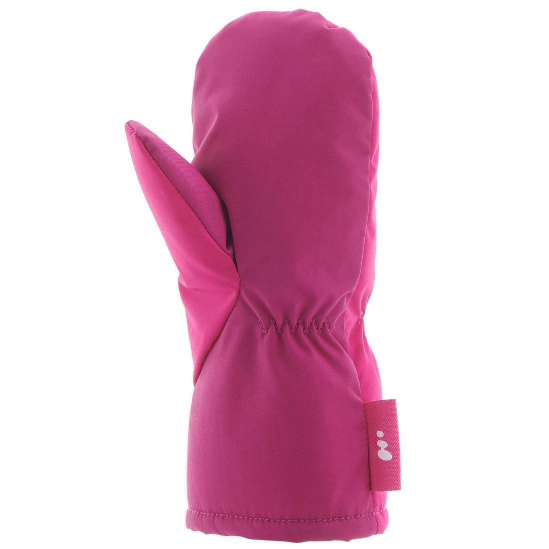 6- 12 Months  Wedze Oneslide Babies' Ski Mittens, Cobalt Blue, , large image number 8