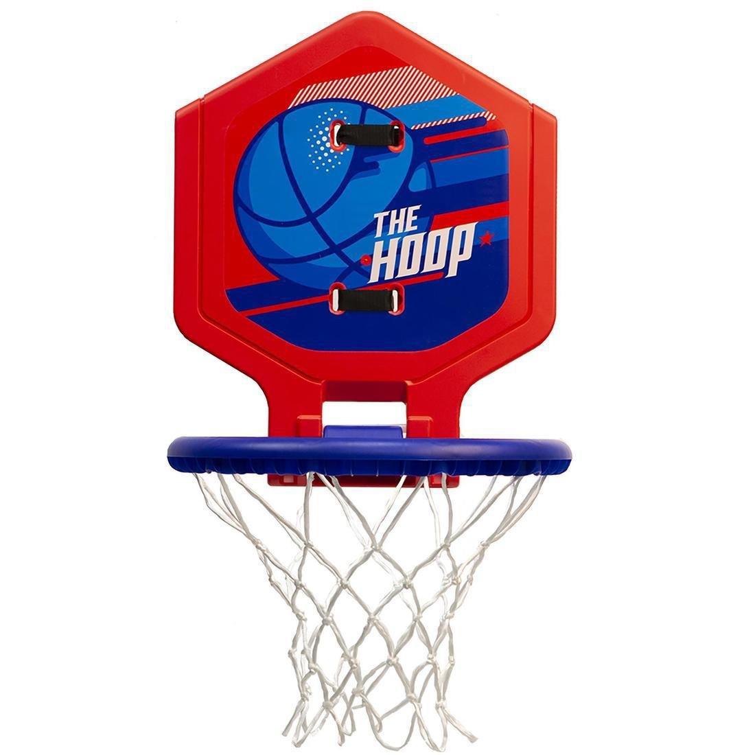 Hoop 500 Kids'/Adult Basketball Hoop - Blue/Red Transportable, , large image number 7