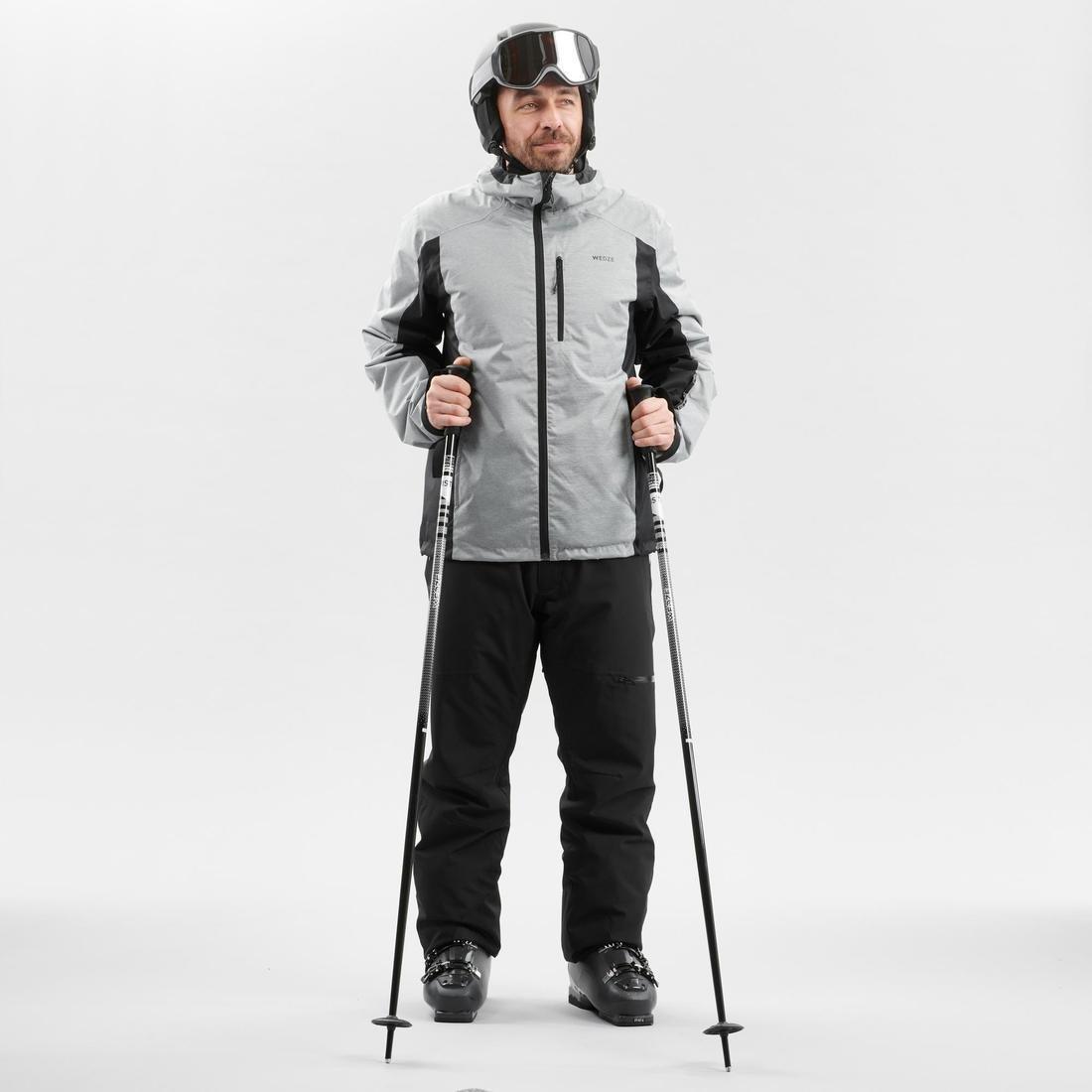 Large  Men's Ski Jacket, Black, , large image number 1
