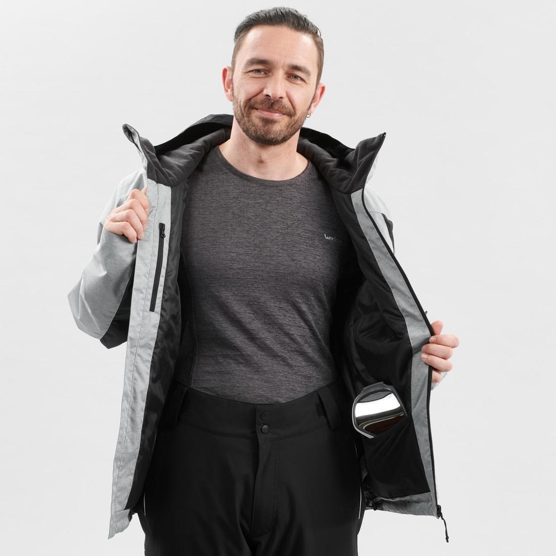 Large  Men's Ski Jacket, Black, , large image number 5