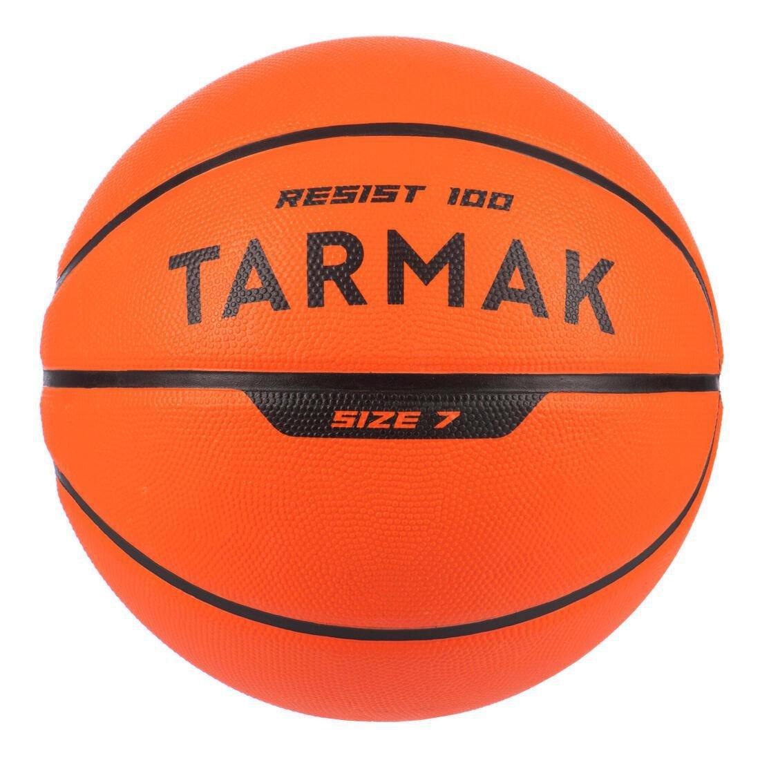 US 7  Kids'/Adult Size 7 Basketball R100, Blood Orange, , large image number 0