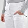 WEDZE - XL  Women's Ski Trousers, Snow White