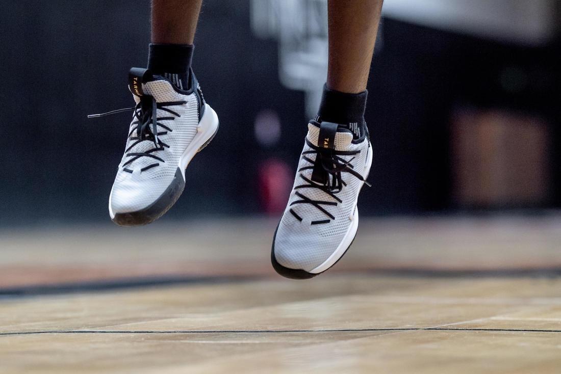 EU 42  Men's Low-Rise Basketball Shoes Fast 500, Lunar Grey, , large image number 14