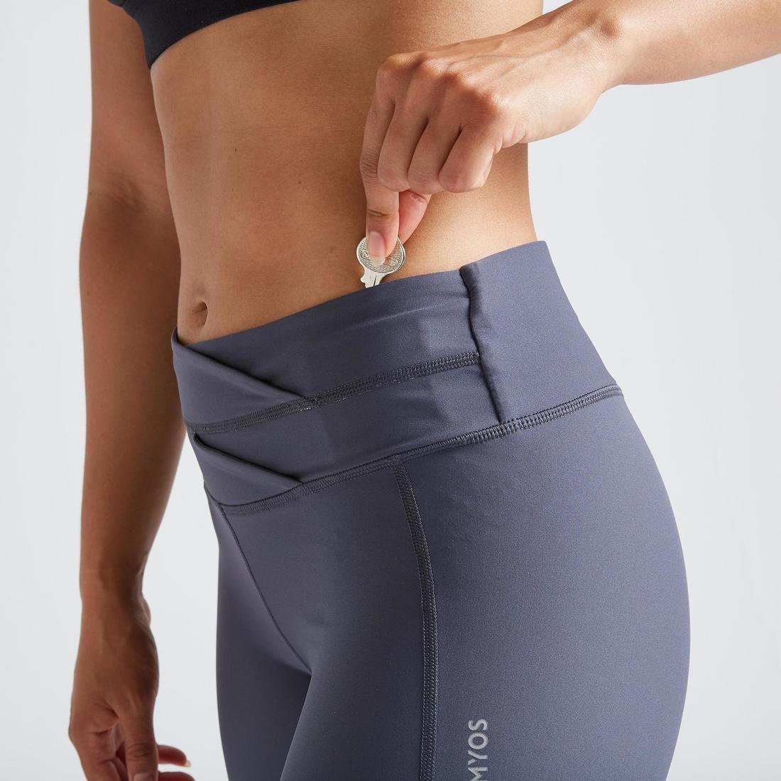 W33 L31  Fitness Leggings Print, Black, , large image number 3