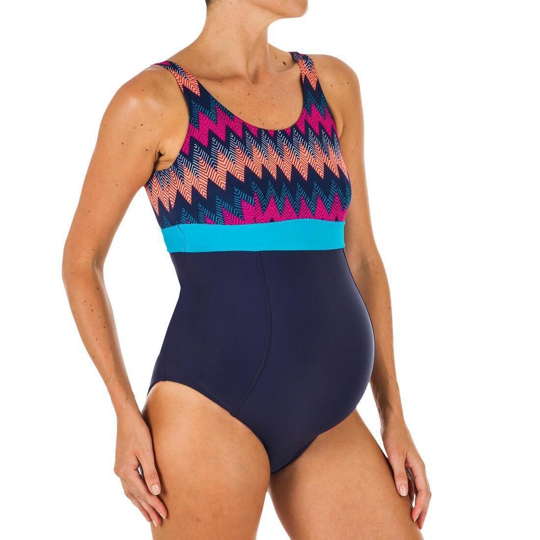 M/L  1-piece Maternity Swimsuit Romane, Navy Blue, , large image number 2