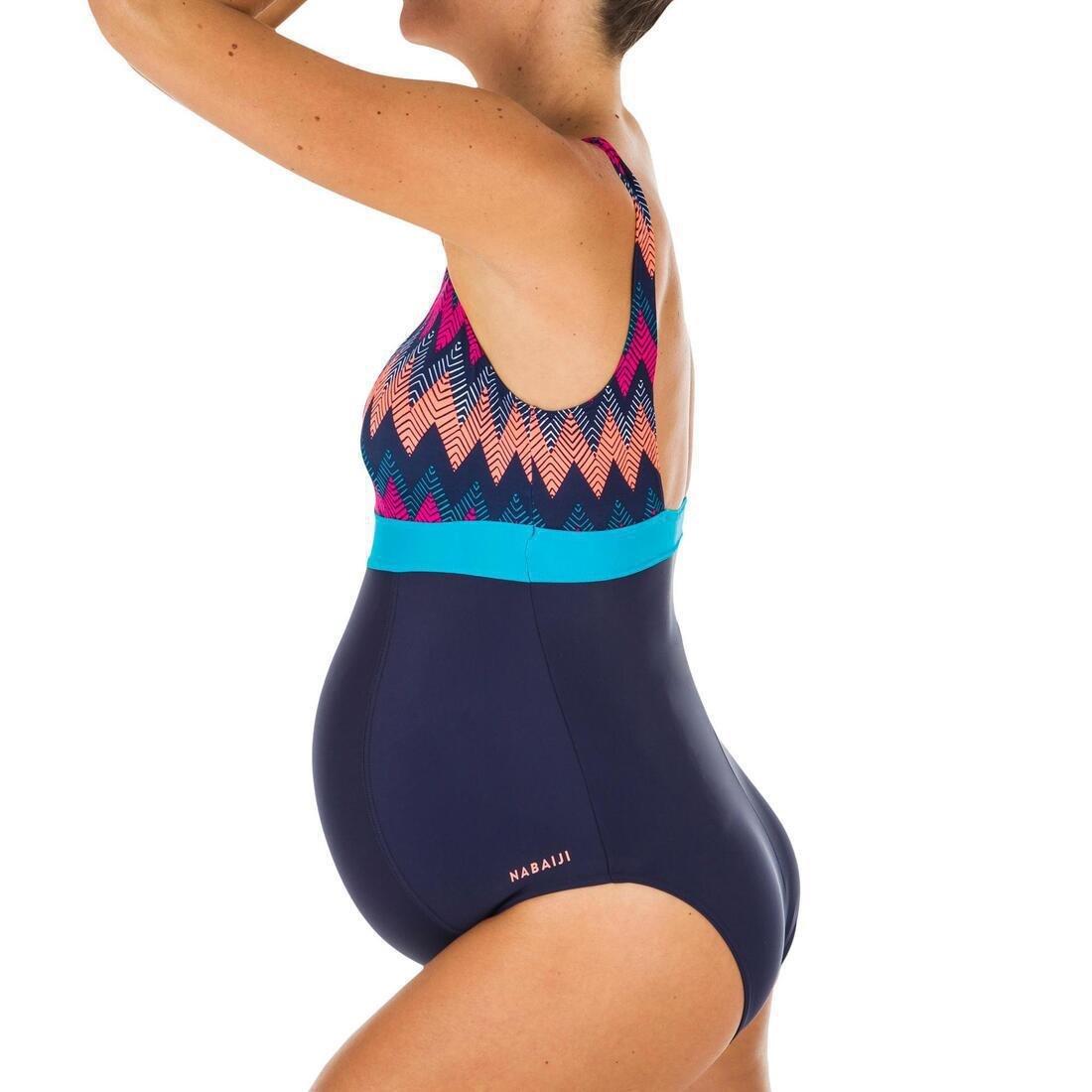 M/L  1-piece Maternity Swimsuit Romane, Navy Blue, , large image number 13