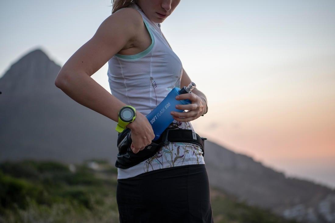 XS/S Trail Running Flask Holder Waistband 500 ML, Black, , large image number 10