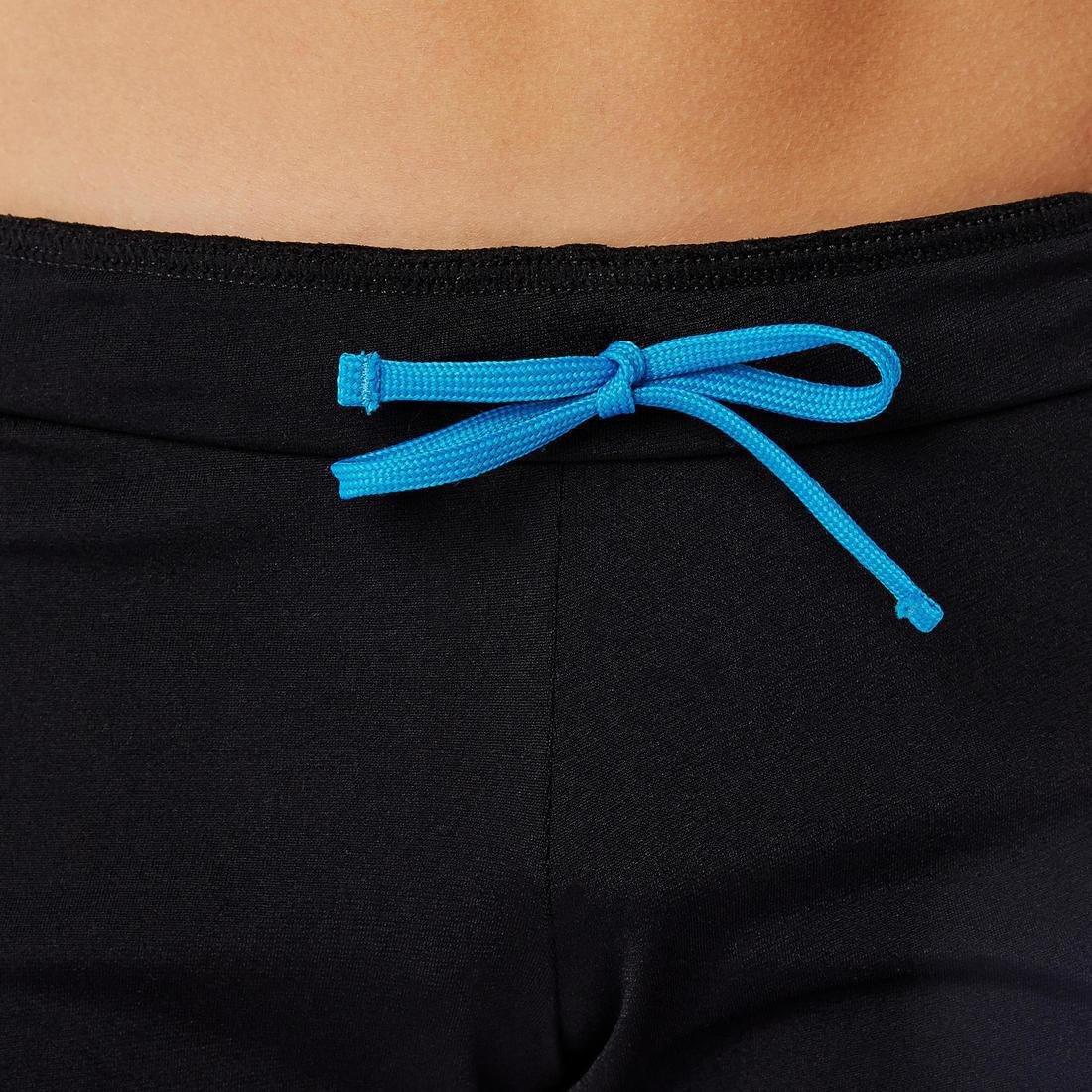 10-11Y  Boy's Yoke Swim Shorts, Black, , large image number 5