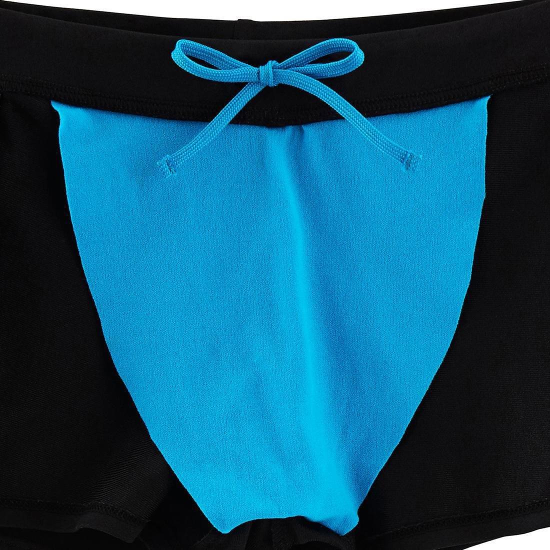 10-11Y  Boy's Yoke Swim Shorts, Black, , large image number 8