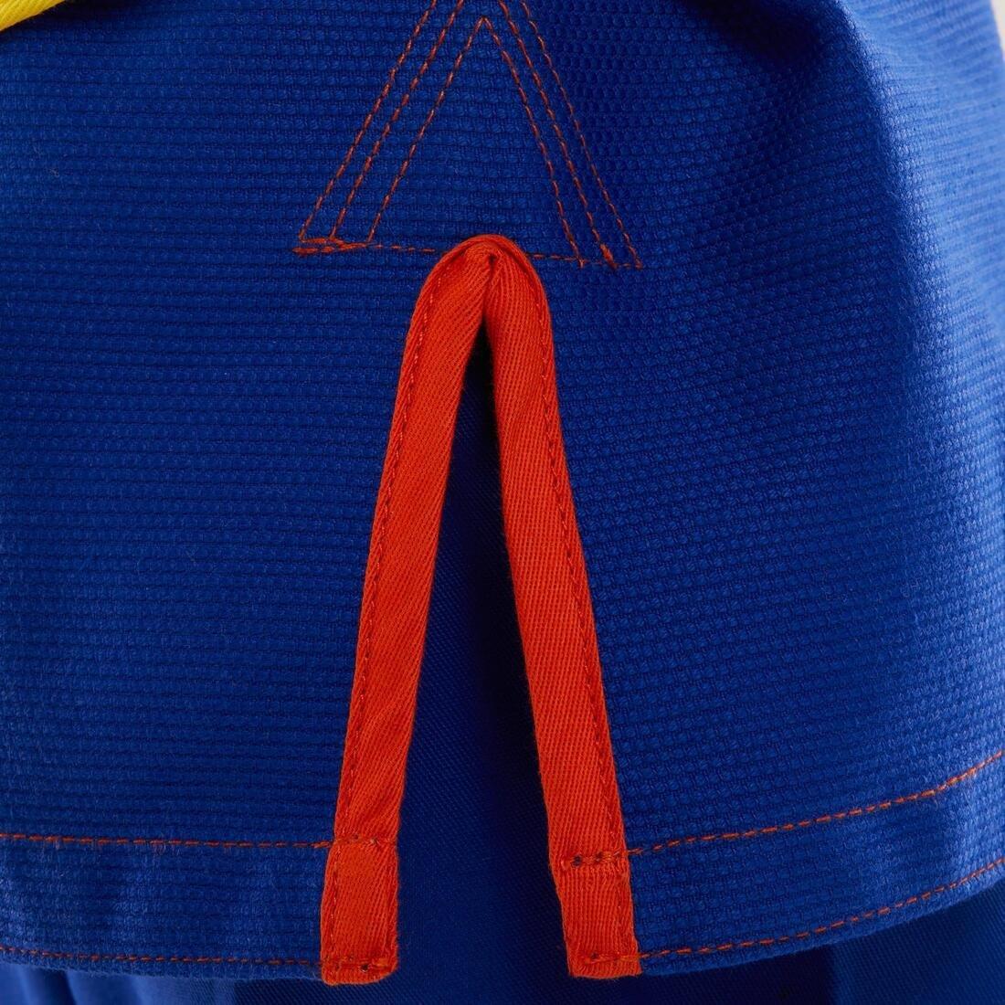 M4 145-155cm  500 Brazilian Jiu-Jitsu Kids' Uniform, Light Indigo, , large image number 10