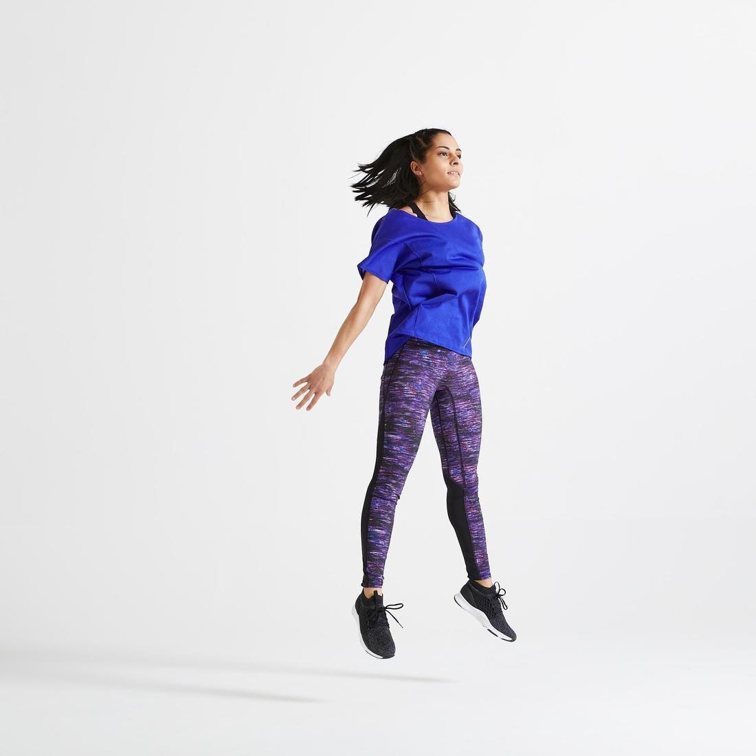 S/M  Loose Fitness T-Shirt, Blueberry, , large image number 12