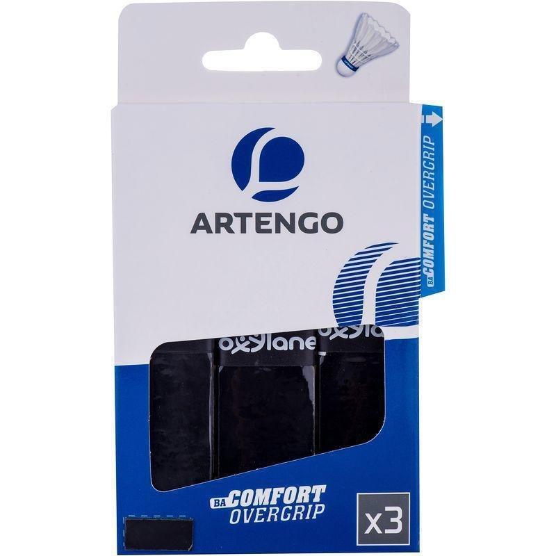 Comfort Badminton Overgrip 3-Pack, Black, , large image number 6