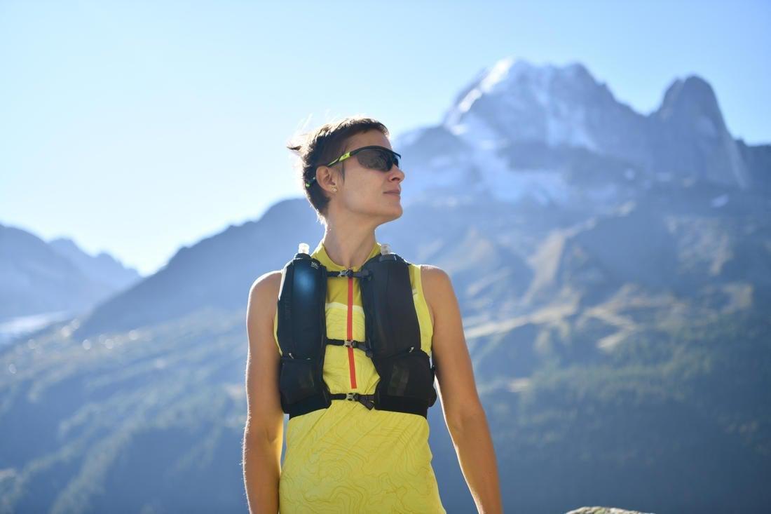 M/L  Unisex Trail Running Hydration Gilet 5 L Flask Holder, Black, , large image number 12