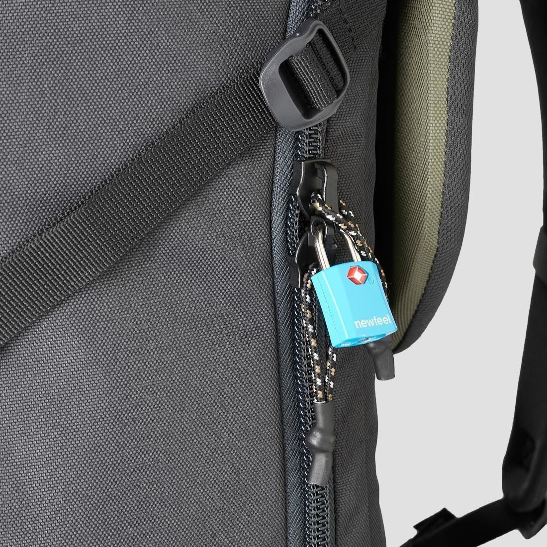 Unique Size  Trekking Travel Rucksack 60 Litres | Travel 100, Dark Ivy Green, , large image number 8