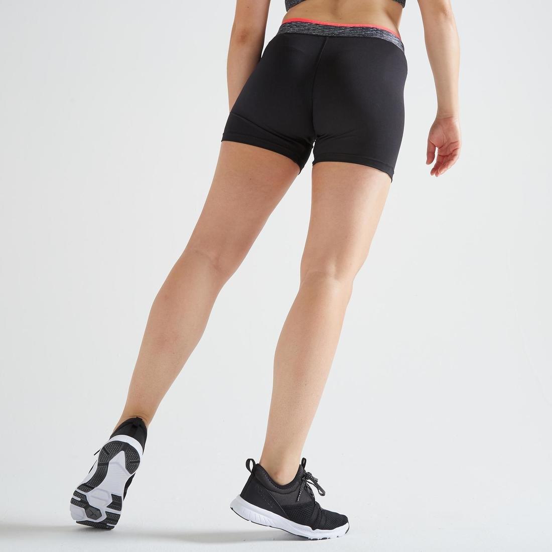 Medium  Fitness Skin-Tight Shorts - Black, , large image number 9