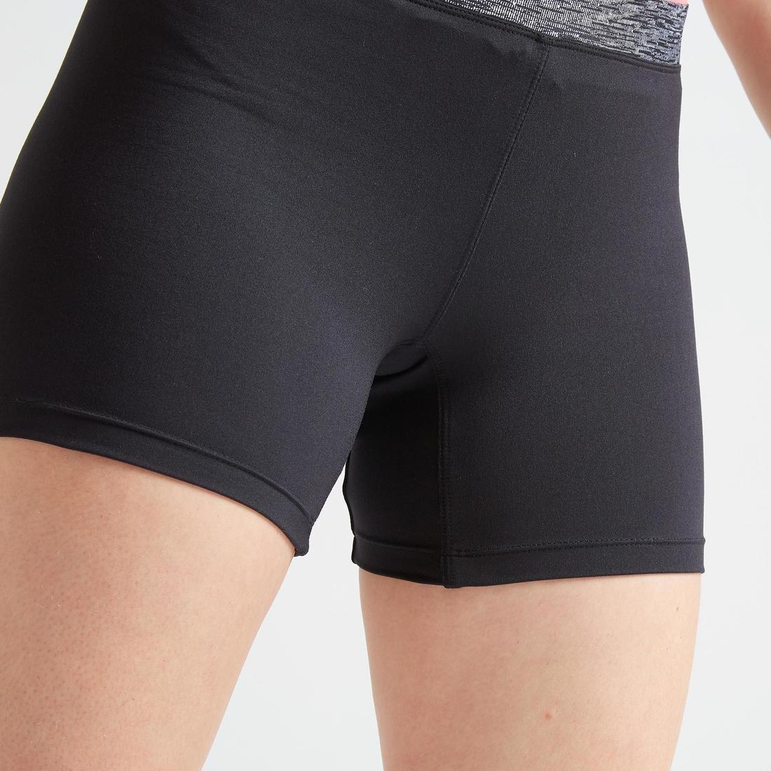 Medium  Fitness Skin-Tight Shorts - Black, , large image number 12