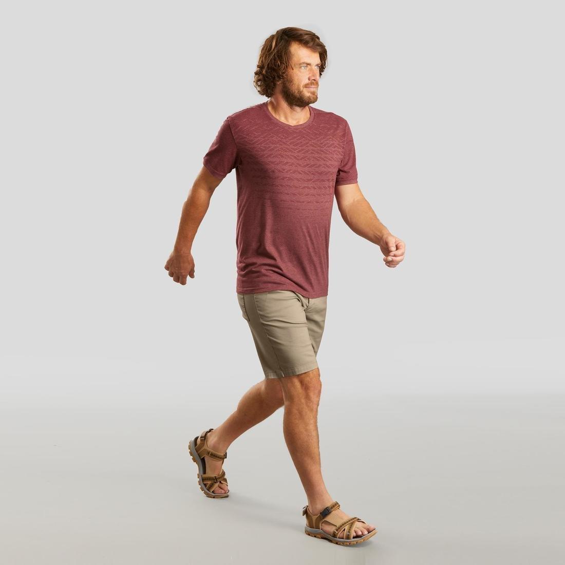 Medium  Men's Country Walking Shorts - NH100 Fresh, Iced Coffee, , large image number 12