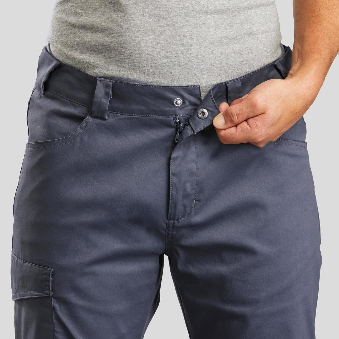 W30 L33  Men's Nature Walking Trousers - NH100, Carbon Grey, , large image number 5