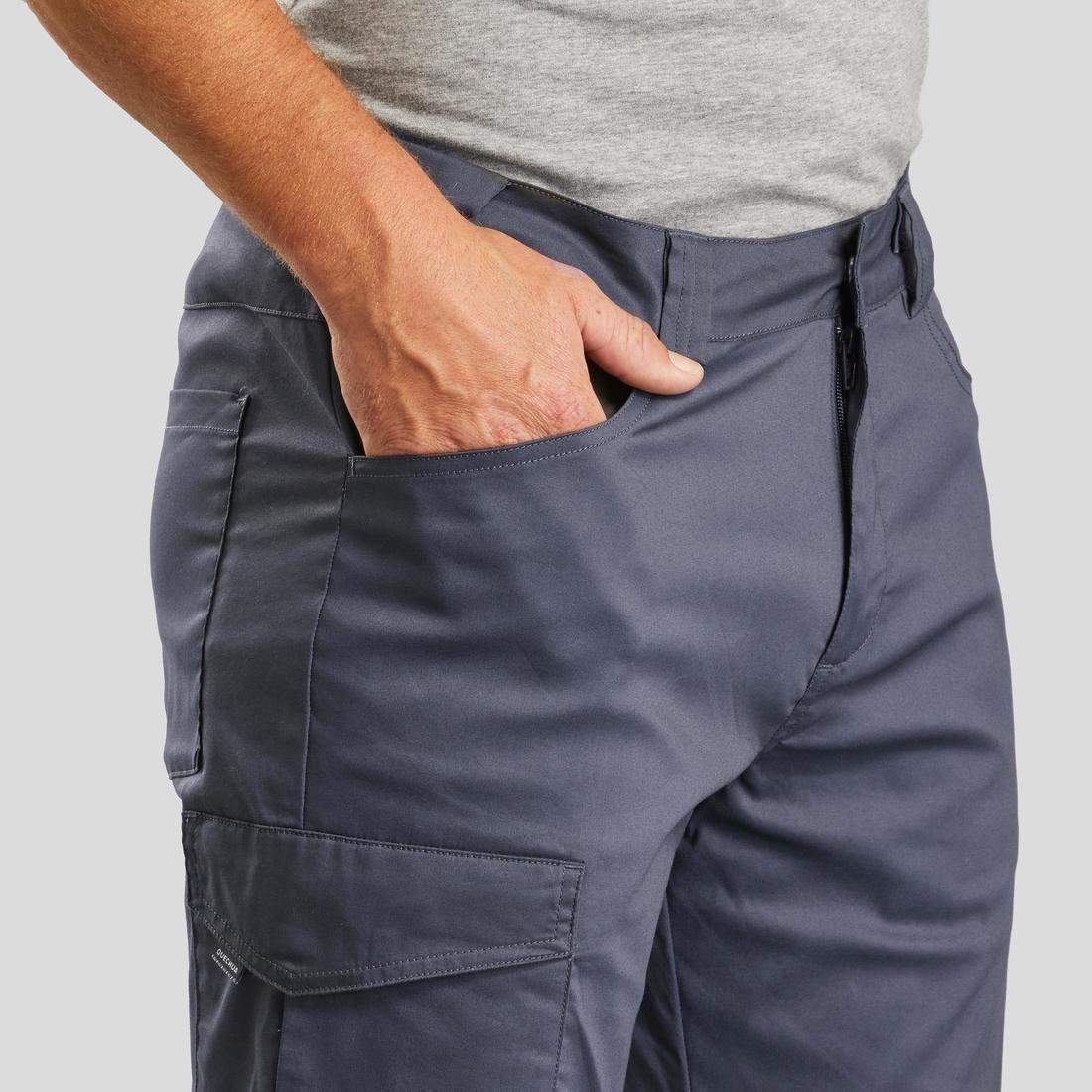 W30 L33  Men's Nature Walking Trousers - NH100, Carbon Grey, , large image number 6