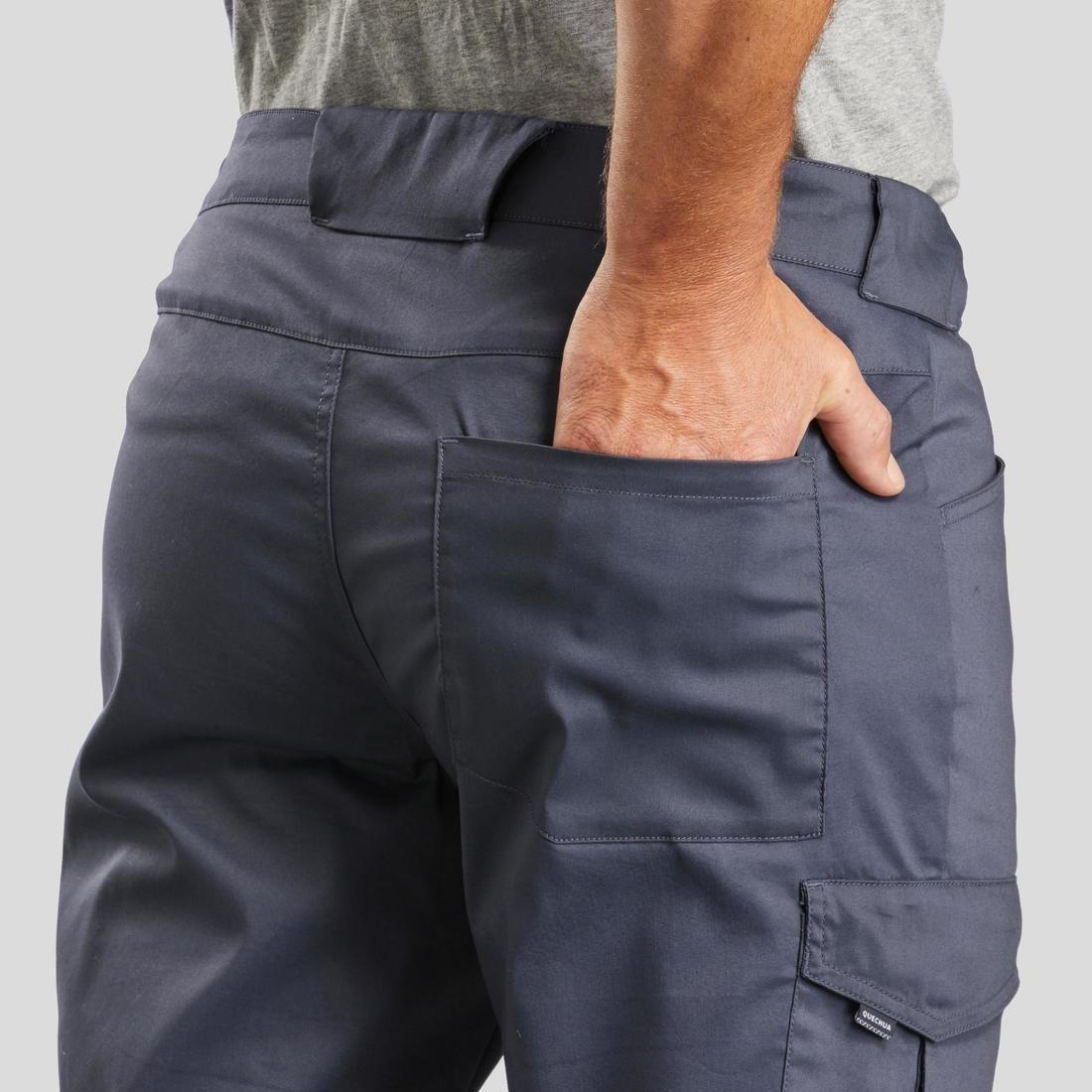 W30 L33  Men's Nature Walking Trousers - NH100, Carbon Grey, , large image number 7