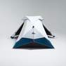 QUECHUA - Camping Tent 2 Seconds Easy - Fresh and Black - 2 Person, Snow White