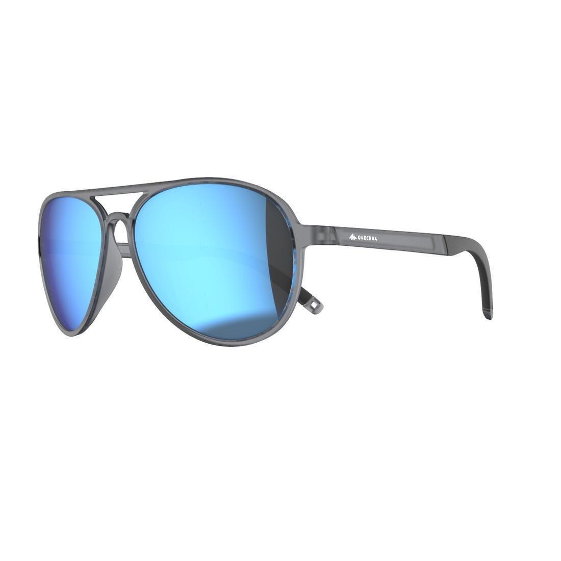 Category 3 MH 500 Hiking Sunglasses, Graphite, , large image number 14