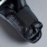 OUTSHOCK - 14 Oz  Kickboxing Gloves 500 - Black