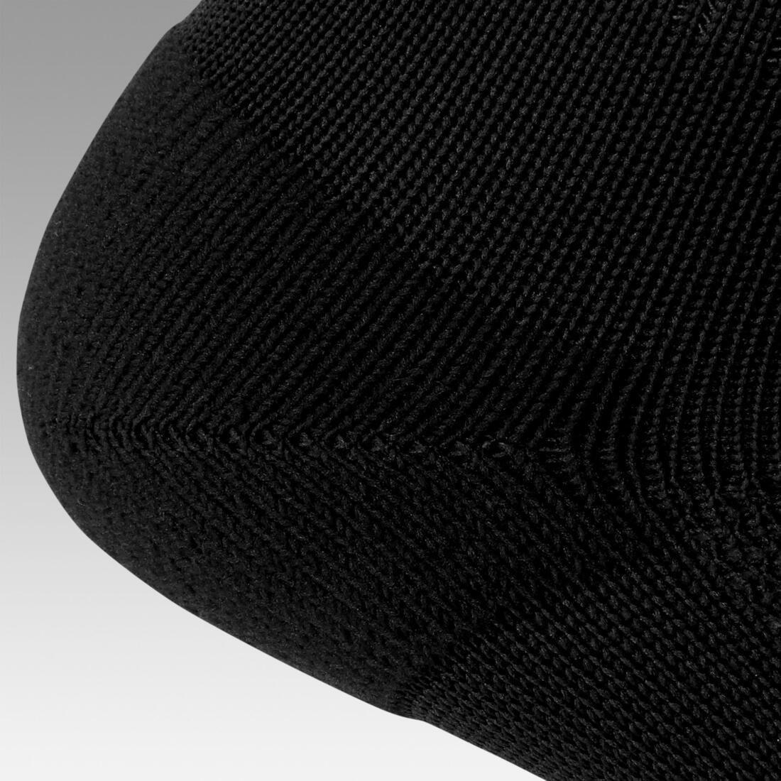 BLACK Adult Football Socks Essential, No Color, medium