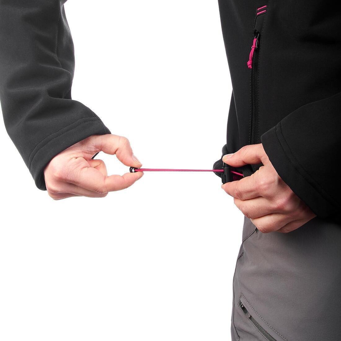 Medium  Women's Windwarm Softshell Jacket, Black, No Color, large image number 6