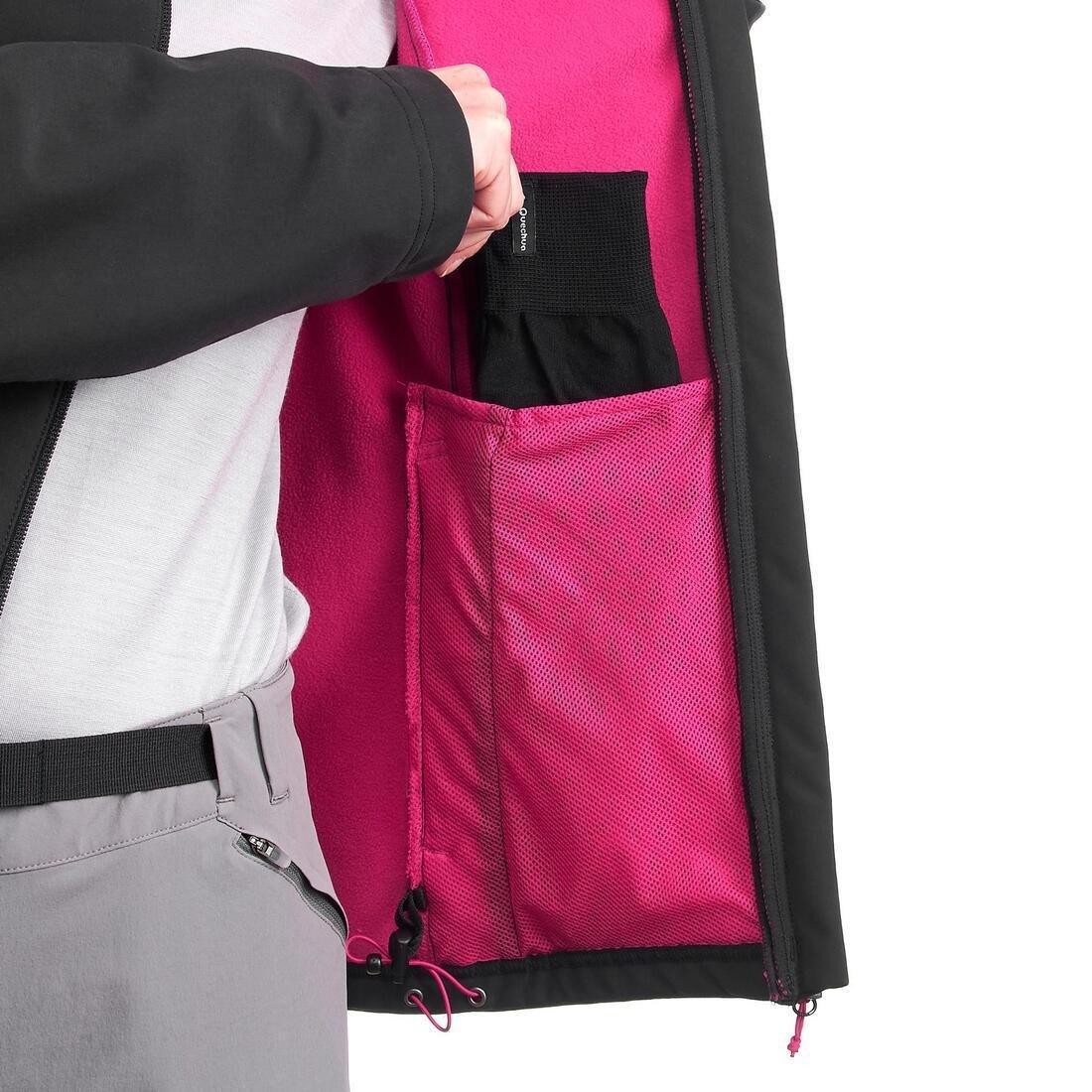 Medium  Women's Windwarm Softshell Jacket, Black, No Color, large image number 8