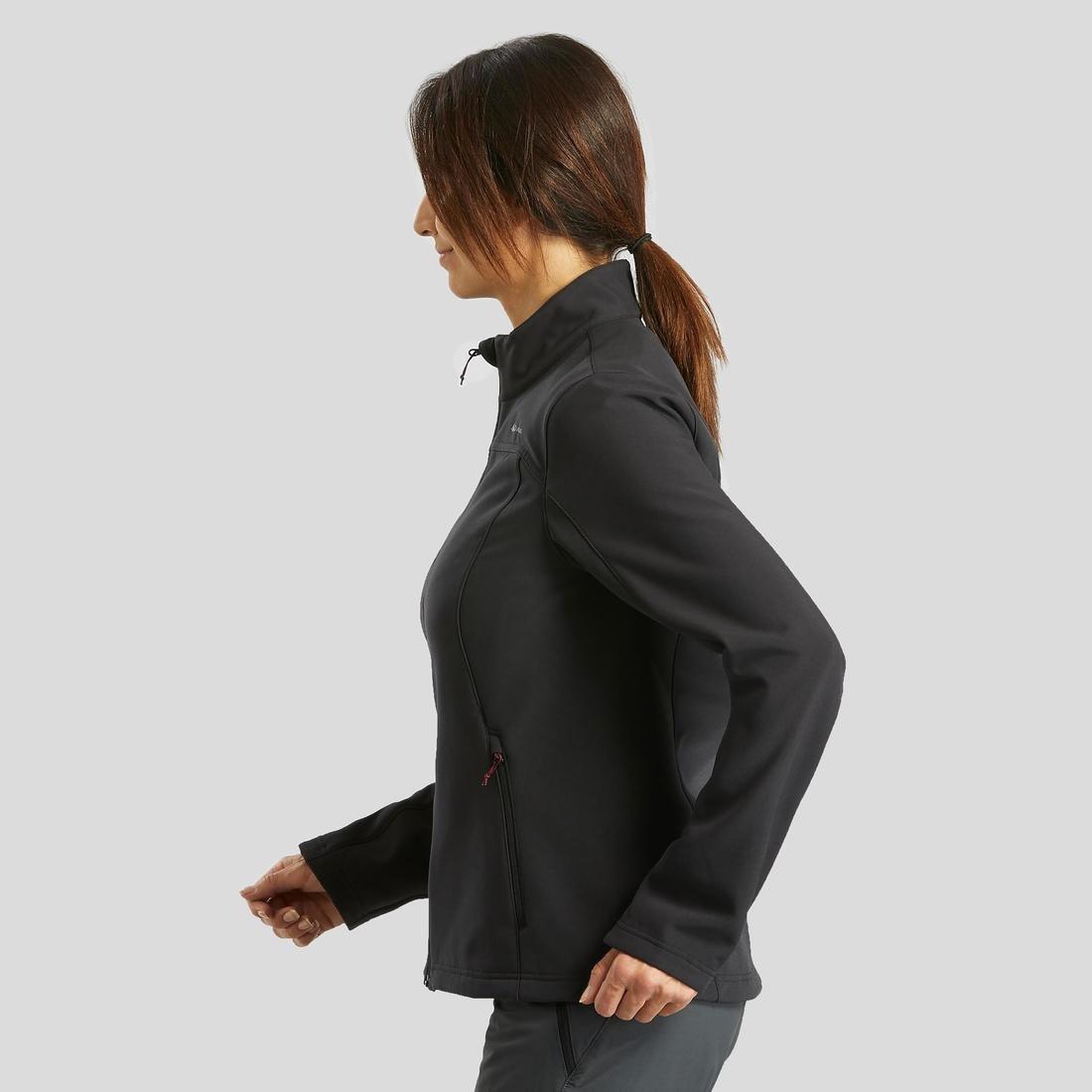 Medium  Women's Windwarm Softshell Jacket, Black, No Color, large image number 14