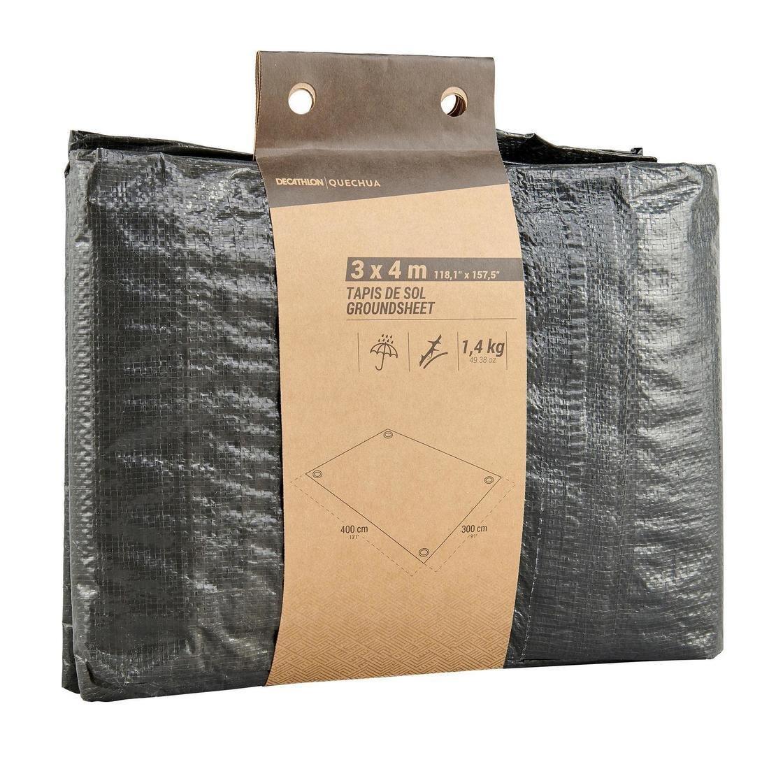 Metres Waterproof Groundsheet for Camping Trips, No Color, large image number 0