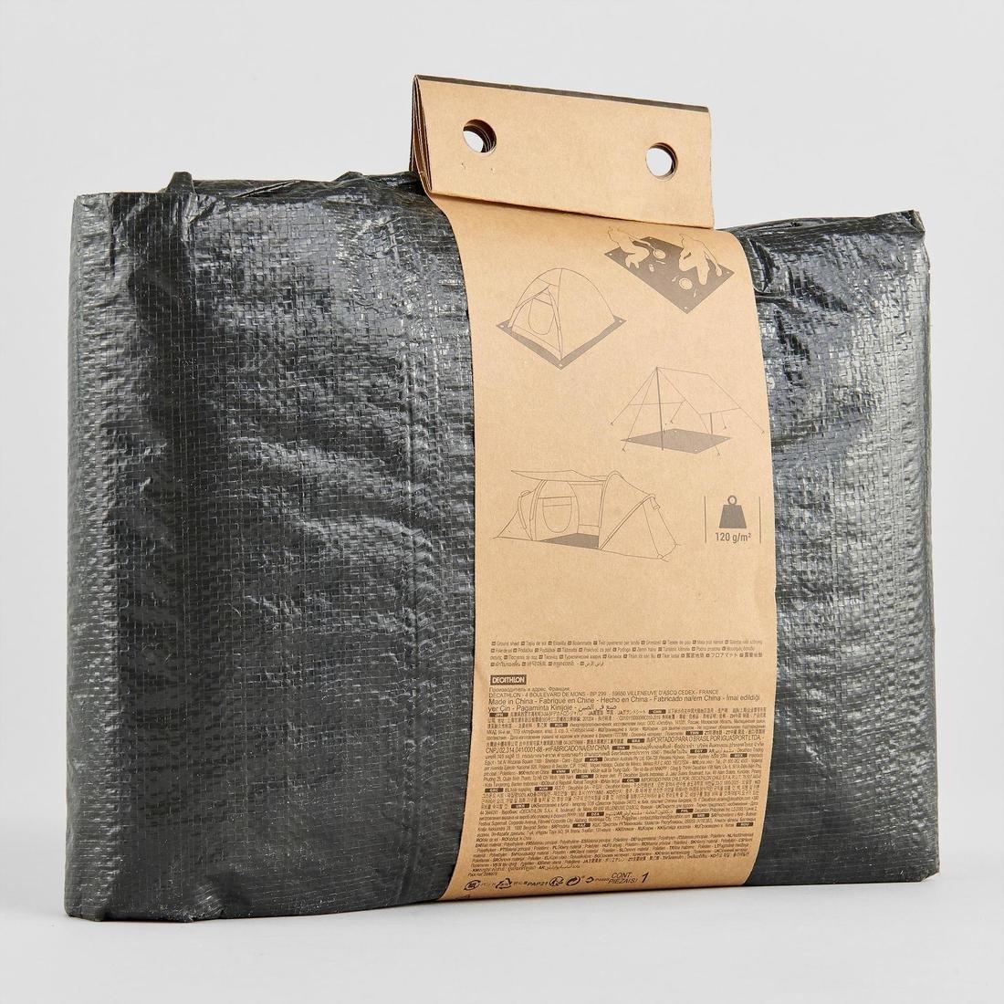 Metres Waterproof Groundsheet for Camping Trips, No Color, large image number 2