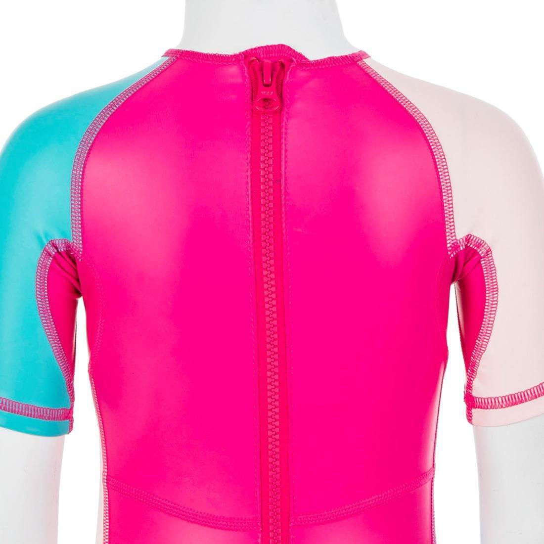 12M  Baby UV Protection Wetsuit Kloupi - Panda Print Pink, Magenta, , large image number 3