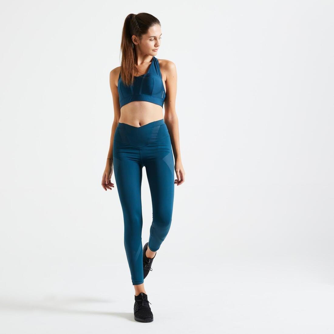 حمالة صدر رياضية متوسطة داعمة 500، أسود، مقاس M, No Color, large image number 8