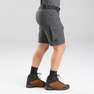 FORCLAZ - W33 L33  Men's Convertible Travel Trousers, Carbon Grey