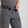 FORCLAZ - W33 L33  Men's Convertible Travel Trousers, Carbon Grey