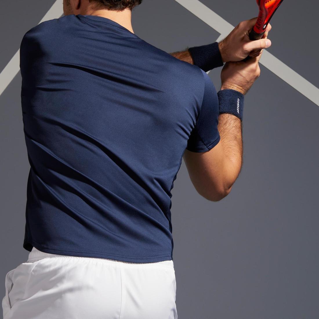 2XL  Men's Tennis T-Shirt TTS100, Navy Blue, , large image number 10