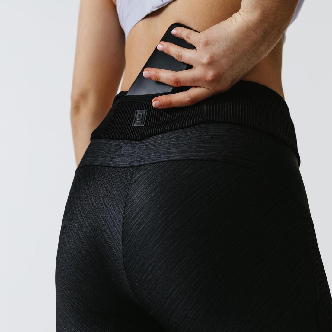W26 L30  Run DRY+FEEL Women's Short Running Leggings, Blue, , large image number 2