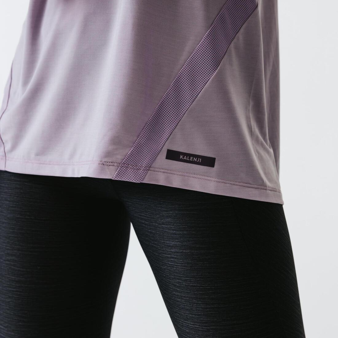 W26 L30  Run DRY+FEEL Women's Short Running Leggings, Blue, , large image number 8
