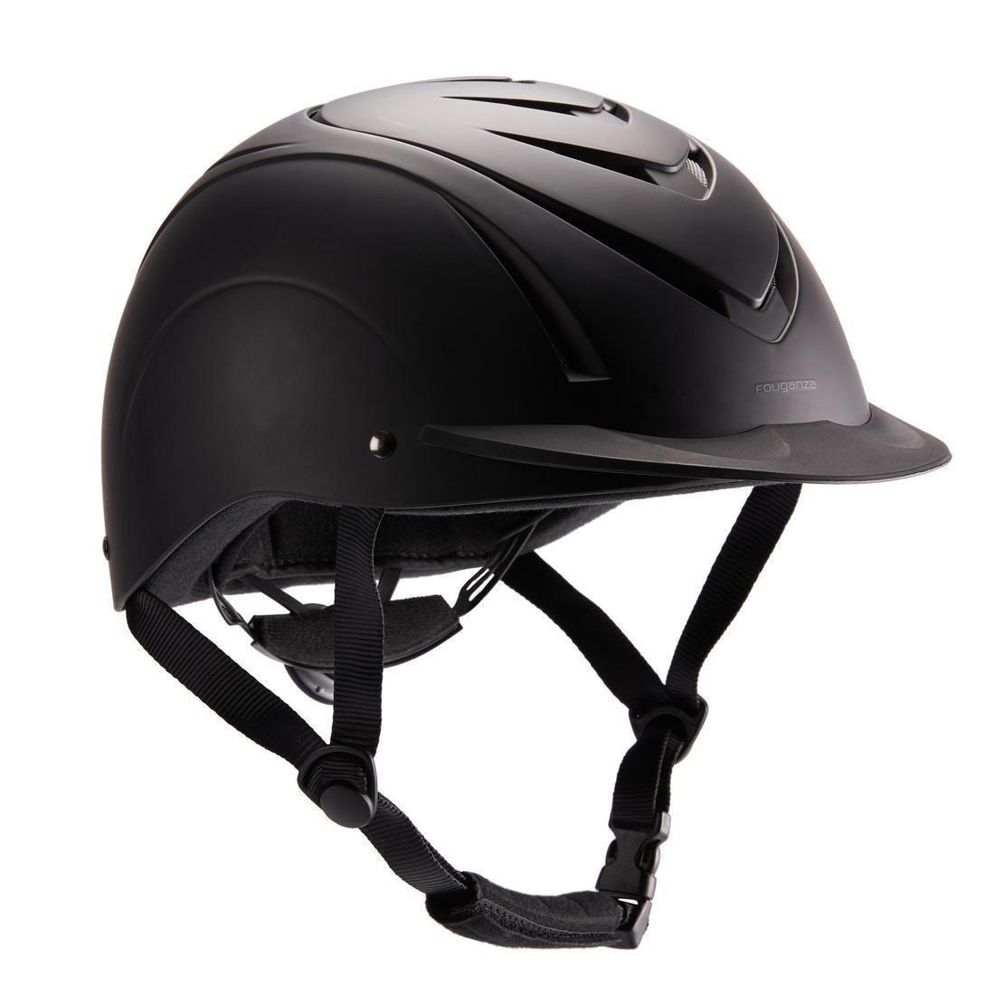 52-55 cm  500 Horse Riding Helmet - Black, , large image number 0