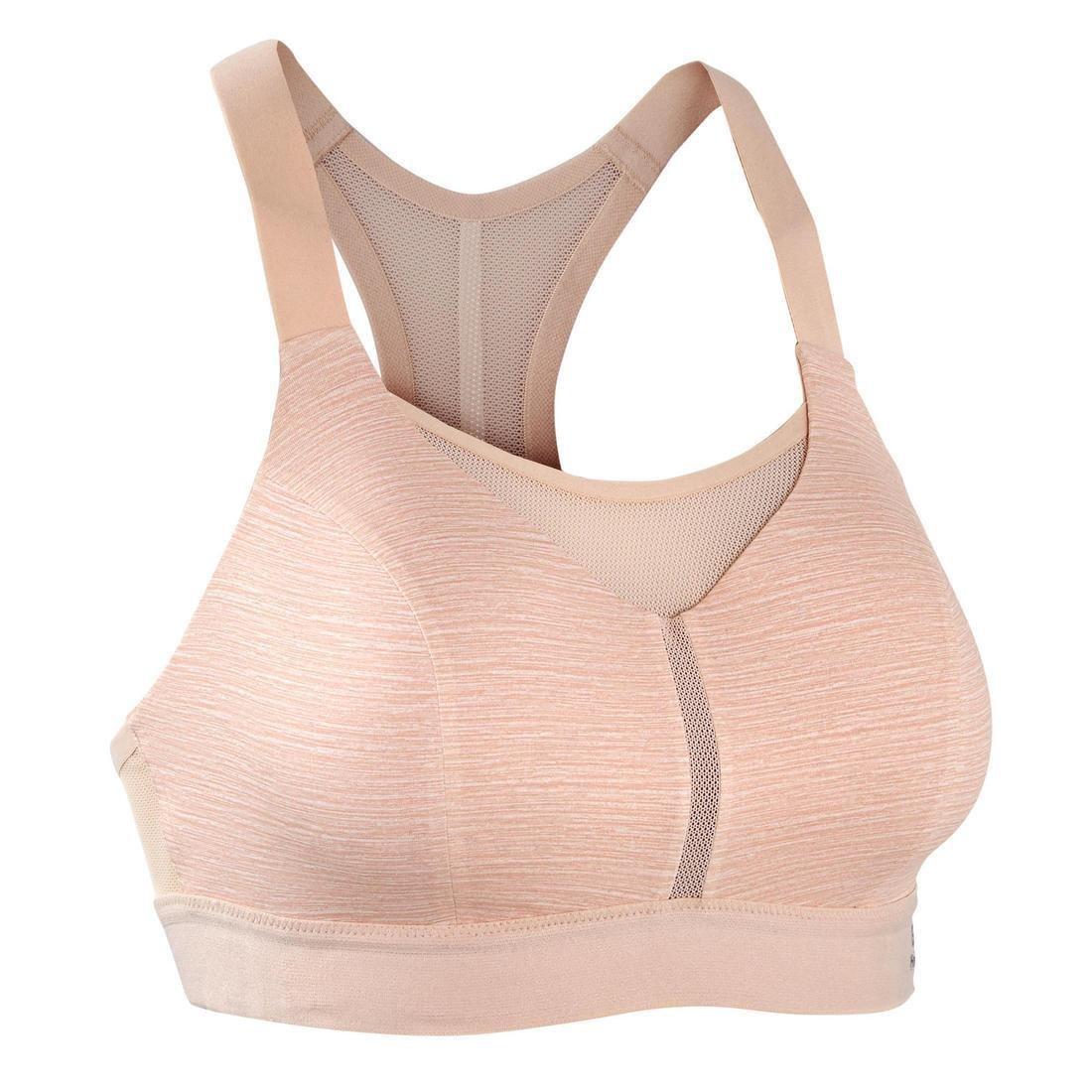 L Cd Comfort Running Bra Black, Peach, , large image number 0