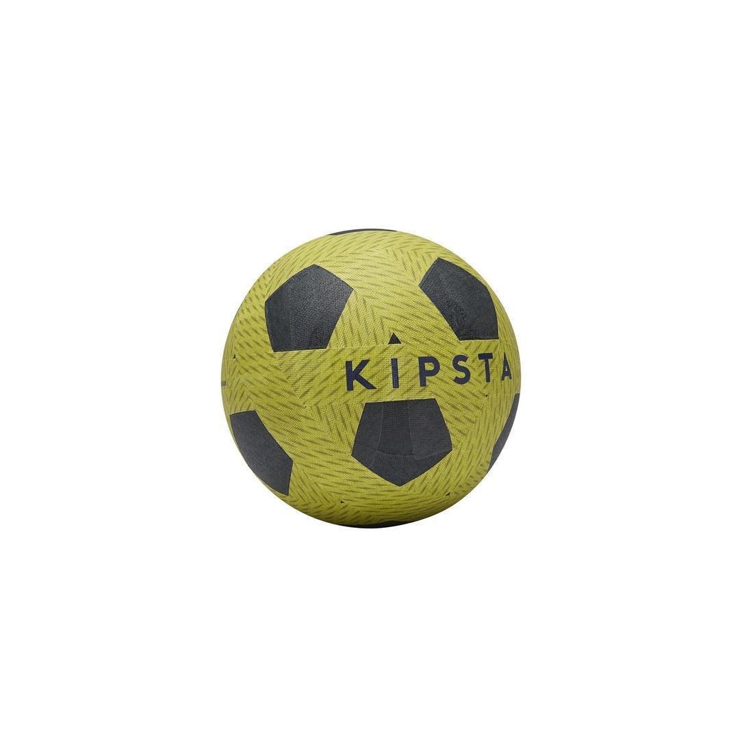 100 Ballground Mini Football Size 1 - Green/Blue, Lime Green, , large image number 1