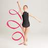 DOMYOS - Rhythmic Gymnastics (RG) Ribbon 4m, Fluo Coral Pink