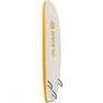 OLAIAN - Foam Surfboard 100  6'8  Supplied With A Leash And 3 Fins.