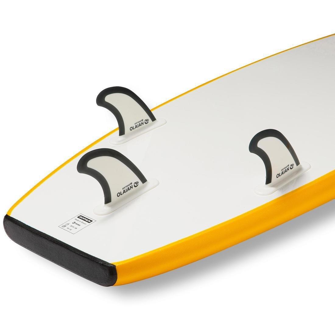 Foam Surfboard 100  6'8  Supplied With A Leash And 3 Fins., , large image number 7