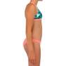OLAIAN - 8-9Y  Girl's Surf Swimsuit Top Bondi 500, Pale Mint
