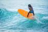 OLAIAN - 10-11Y  Girl's Surf Swimsuit Top Bondi 500, Pale Mint