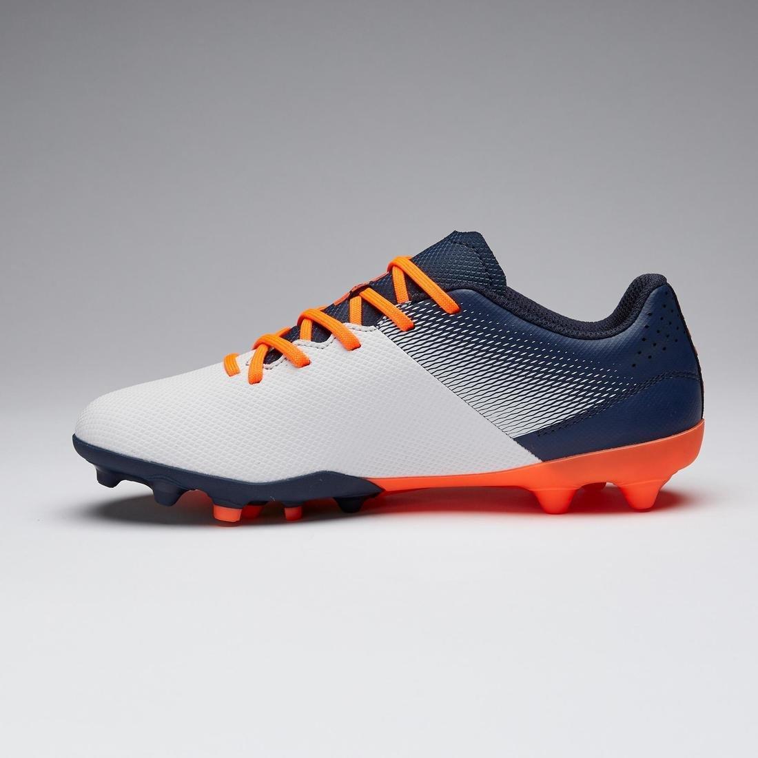 Unisex Kids Agility 500 Mg Dry Pitch Low-Top Football Boots , Grey, , large image number 2