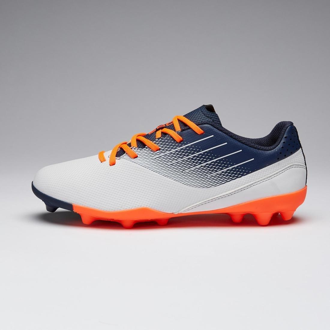 Unisex Kids Agility 500 Mg Dry Pitch Low-Top Football Boots , Grey, , large image number 3